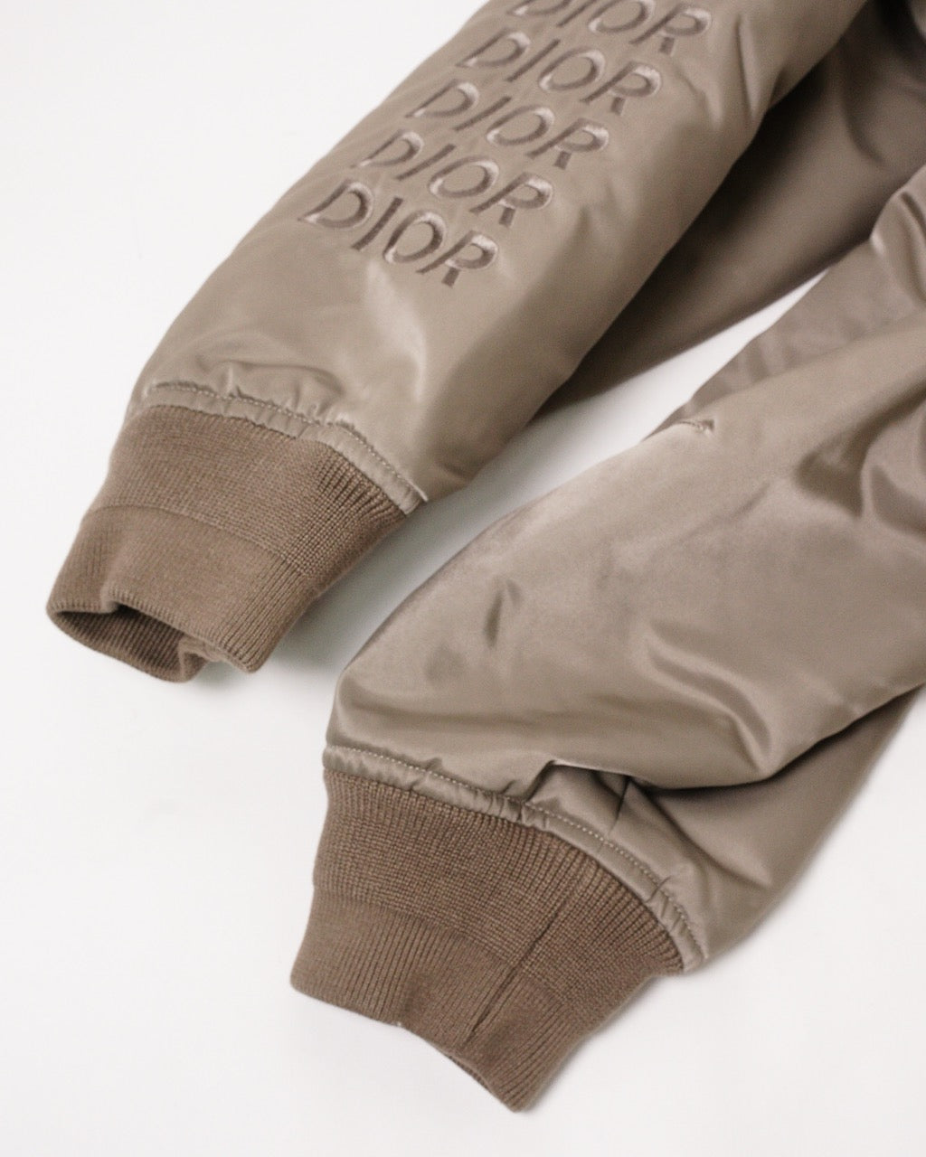 Dior 刺繡飛行夾克 軍綠色