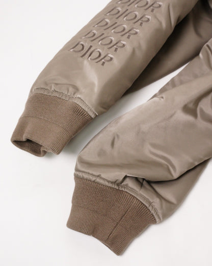 Dior 刺繡飛行夾克 軍綠色