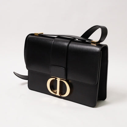 Dior 30 Montaigne 金釦斜背包 黑色 2025年8月購買
