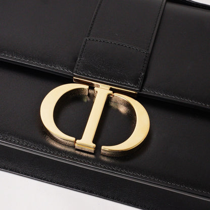 Dior 30 Montaigne 金釦斜背包 黑色 2025年8月購買