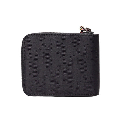 Dior & Lewis Hamilton限量聯名黑色拉鏈短夾