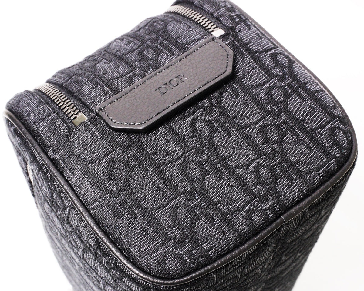 Dior Oblique 黑色盥洗包 萬用包