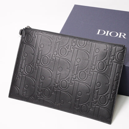 Dior Gravity 黑色A4手拿包