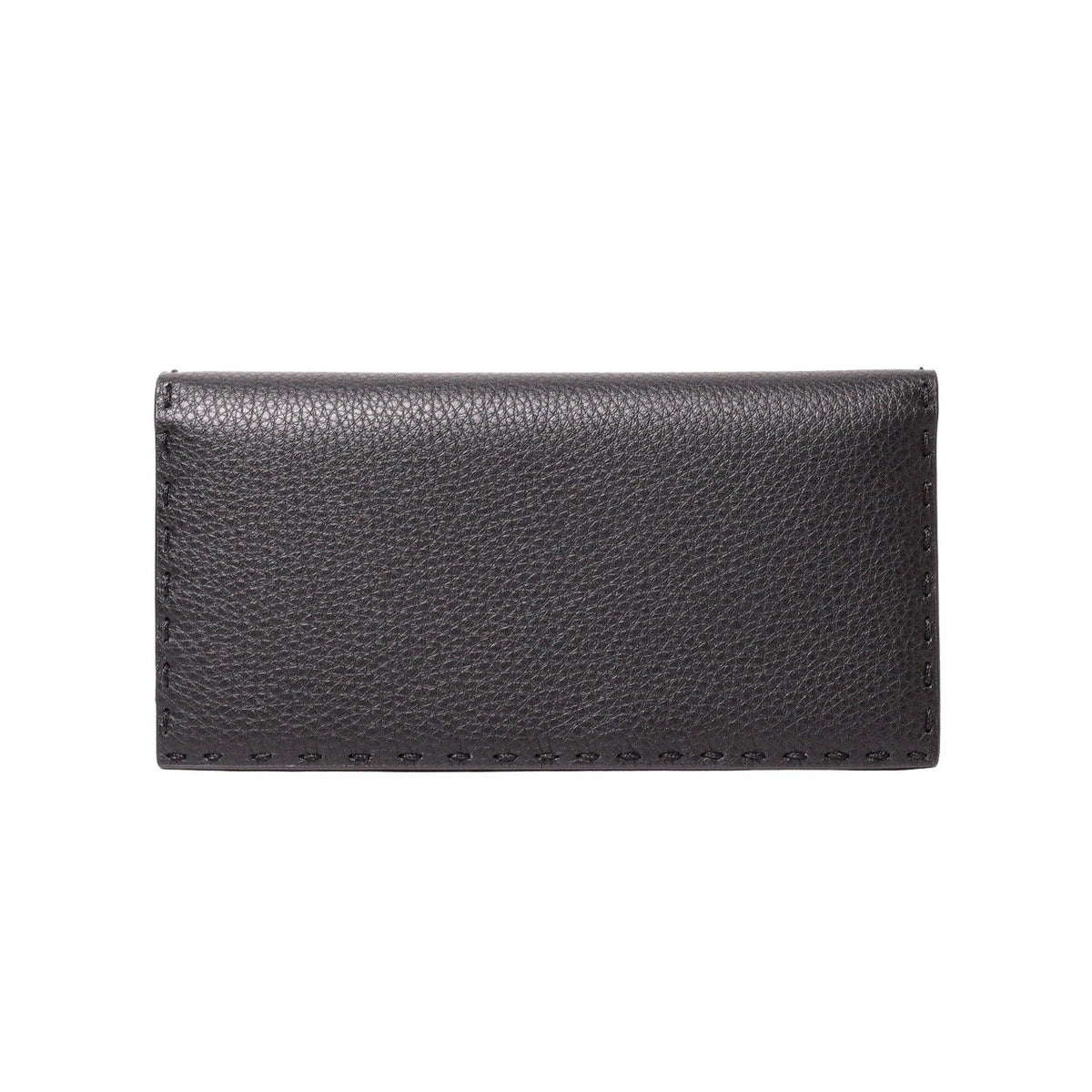Fendi Selleria 荔枝紋小牛皮對開式長夾