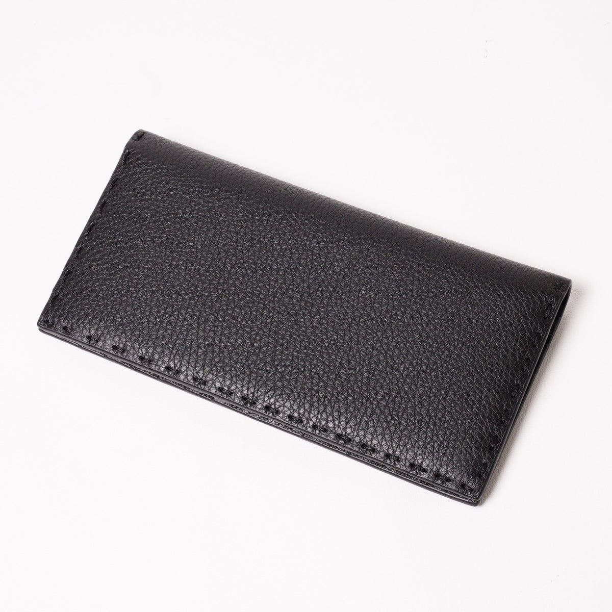 Fendi Selleria 荔枝紋小牛皮對開式長夾
