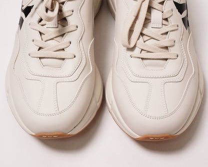 Gucci Rhyton NY Yankees 印花運動老爸鞋 米白色