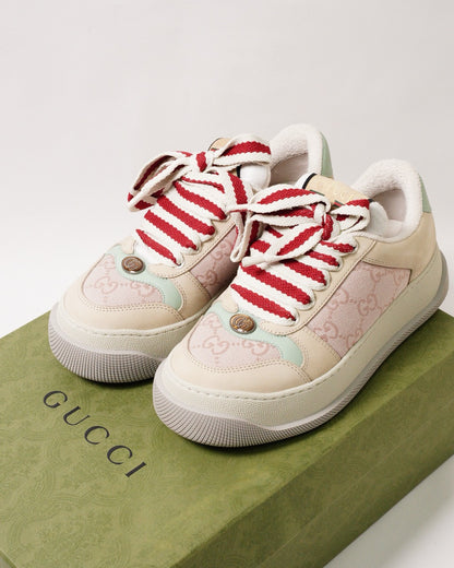 Gucci Screener 白粉胖丁鞋 EUR35.5