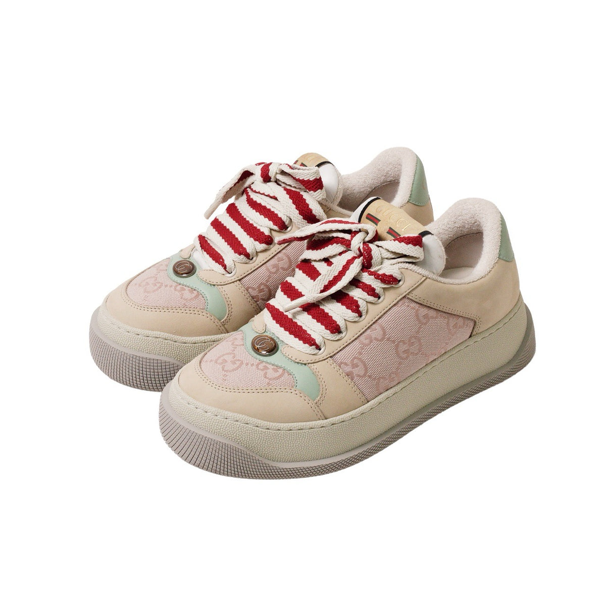 Gucci Screener 白粉胖丁鞋 EUR35.5