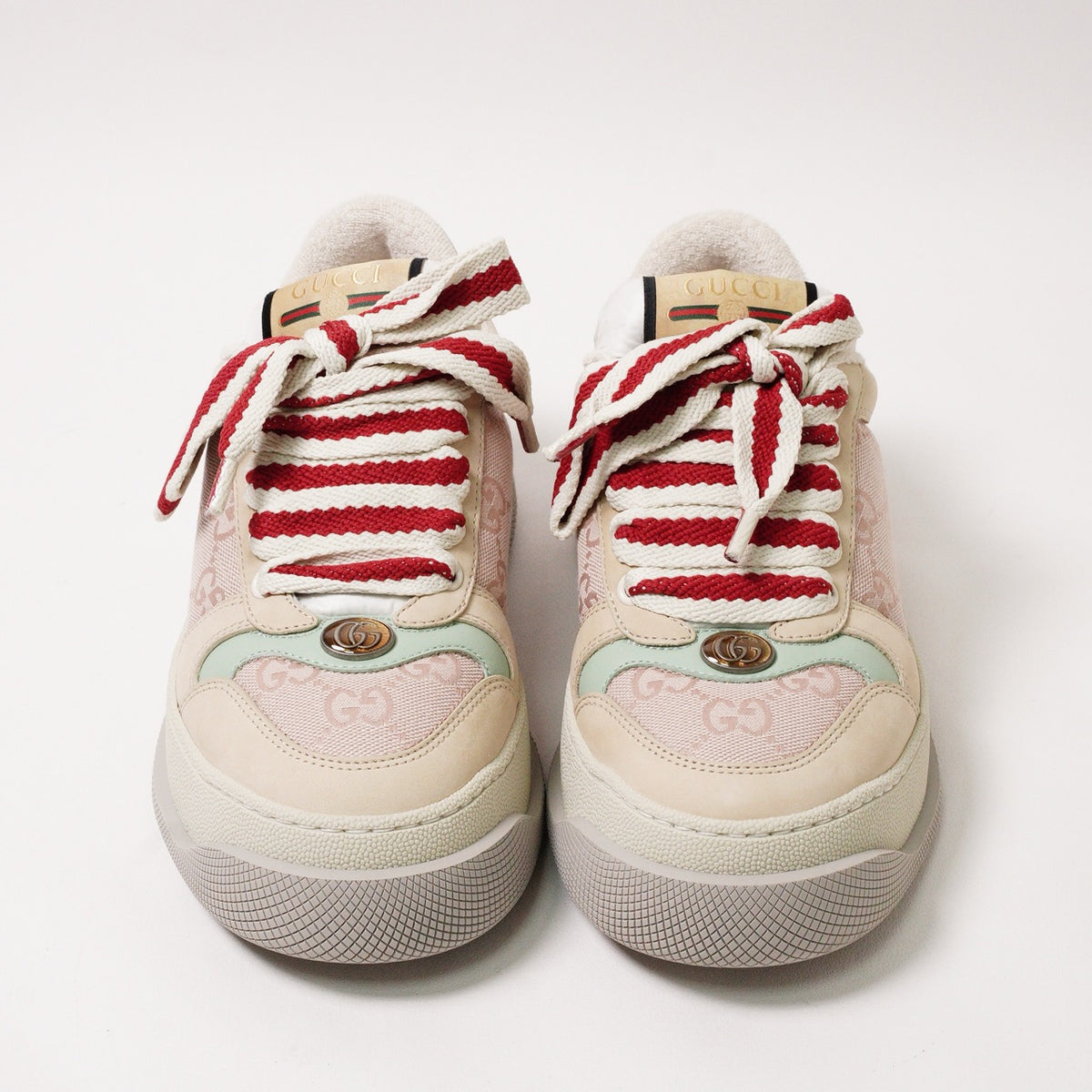 Gucci Screener 白粉胖丁鞋 EUR35.5