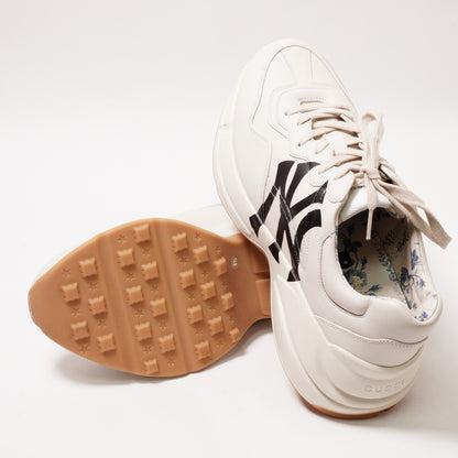 Gucci Rhyton NY Yankees 印花運動老爸鞋 米白色