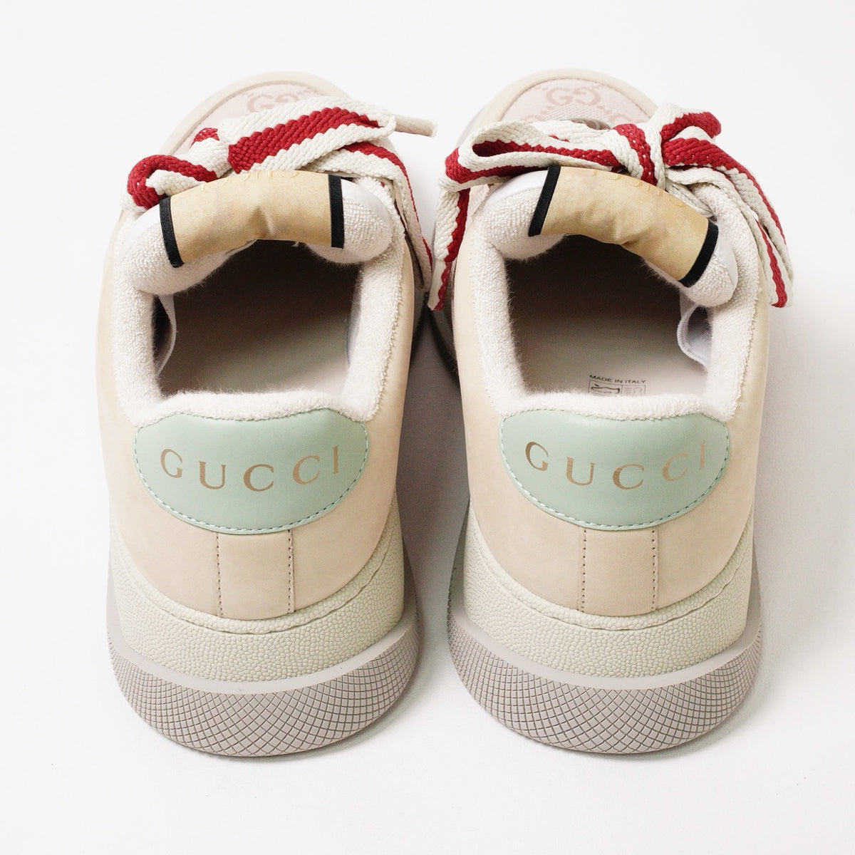 Gucci Screener 白粉胖丁鞋 EUR35.5