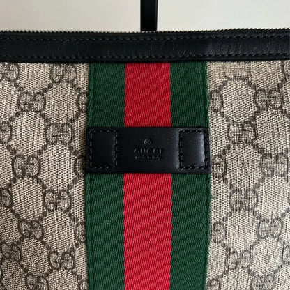 Gucci GG Supreme 老花郵差包男士款