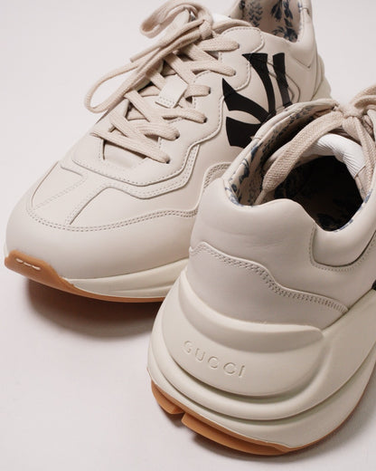 Gucci Rhyton NY Yankees 印花運動老爸鞋 米白色