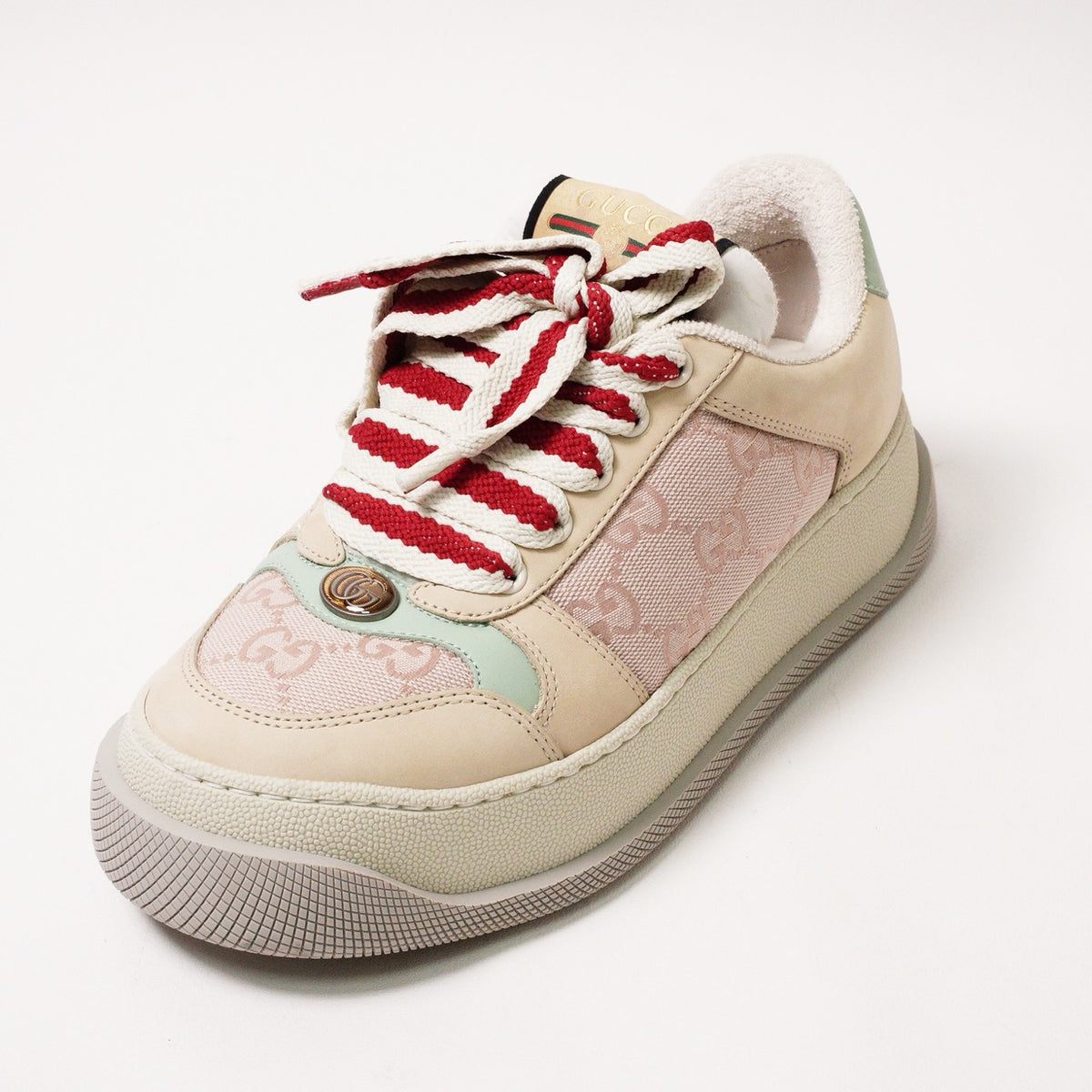 Gucci Screener 白粉胖丁鞋 EUR35.5