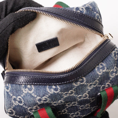 GUCCI 經典Ophidia系列 牛仔布手提肩背兩用包