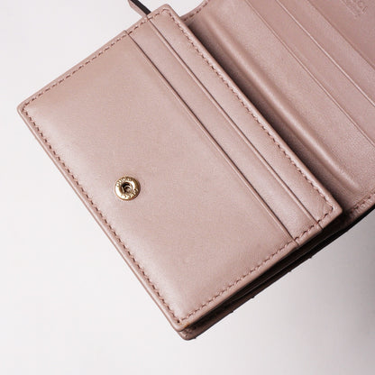 Gucci GG Marmont 裸粉色短夾