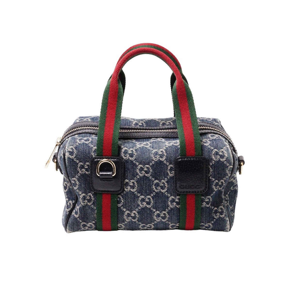 GUCCI 經典Ophidia系列 牛仔布手提肩背兩用包
