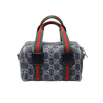 GUCCI 經典Ophidia系列 牛仔布手提肩背兩用包