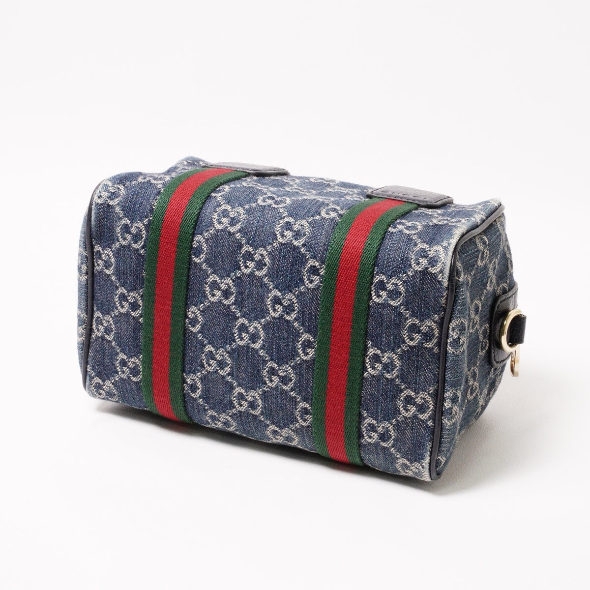 GUCCI 經典Ophidia系列 牛仔布手提肩背兩用包