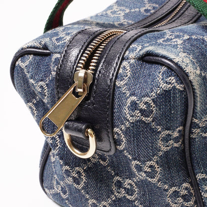 GUCCI 經典Ophidia系列 牛仔布手提肩背兩用包