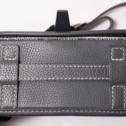 GOYARD belvedere 翻蓋馬鞍包灰色