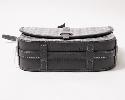 GOYARD belvedere 翻蓋馬鞍包灰色