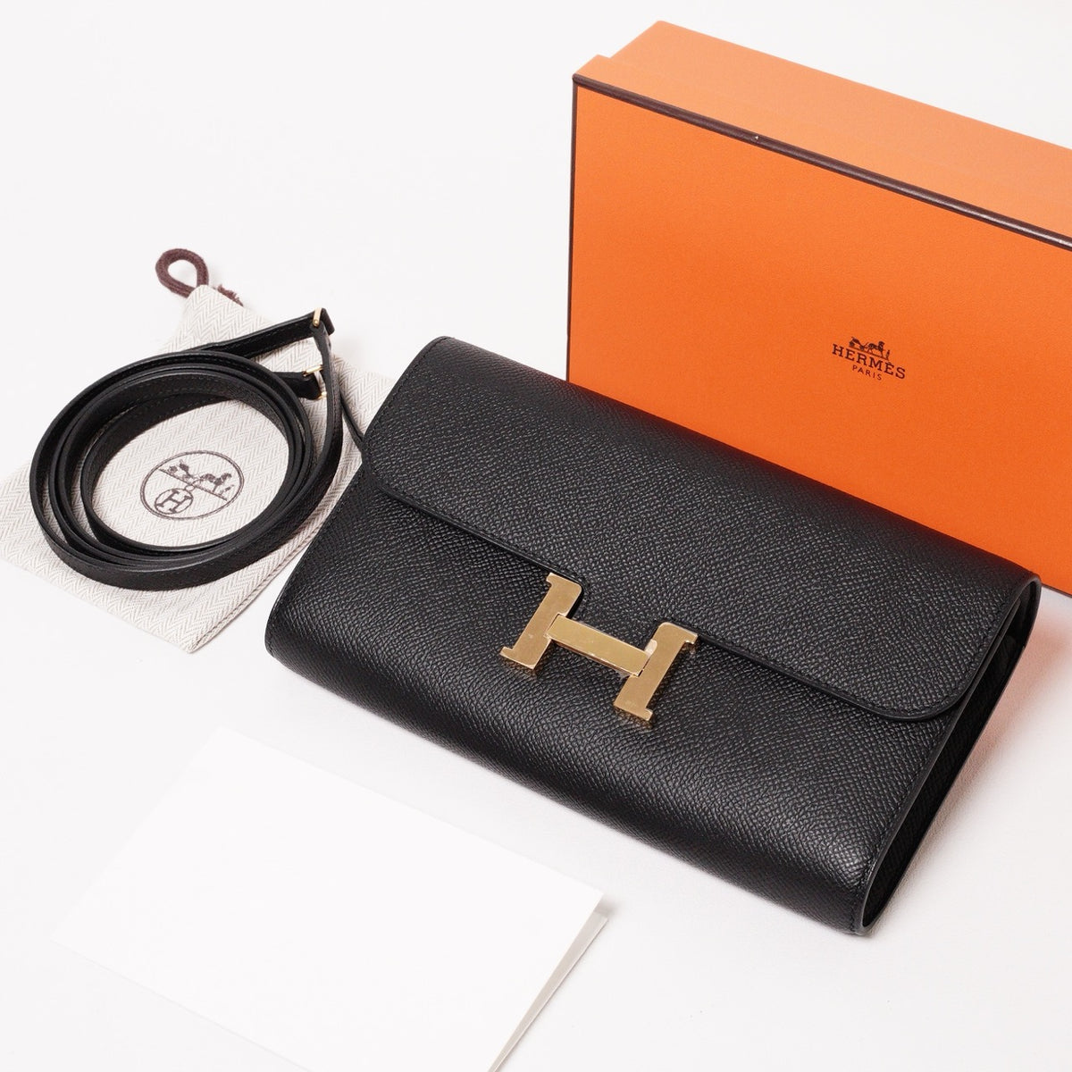 Hermès Constance To Go WOC黑色-K刻