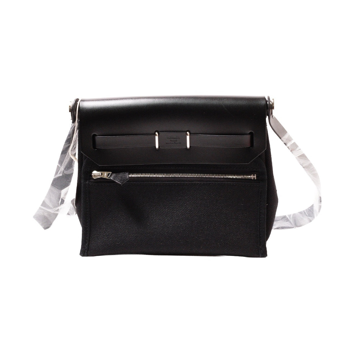 Hermès Mini Herbag Zip 20肩背包 黑色-Y刻