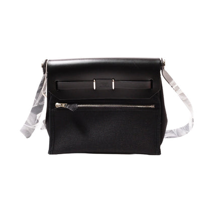 Hermès Mini Herbag Zip 20肩背包 黑色-Y刻