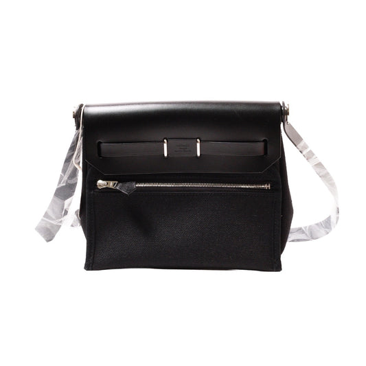 Hermès Mini Herbag Zip 20肩背包 黑色-Y刻