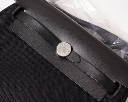 Hermès Mini Herbag Zip 20肩背包 黑色-Y刻