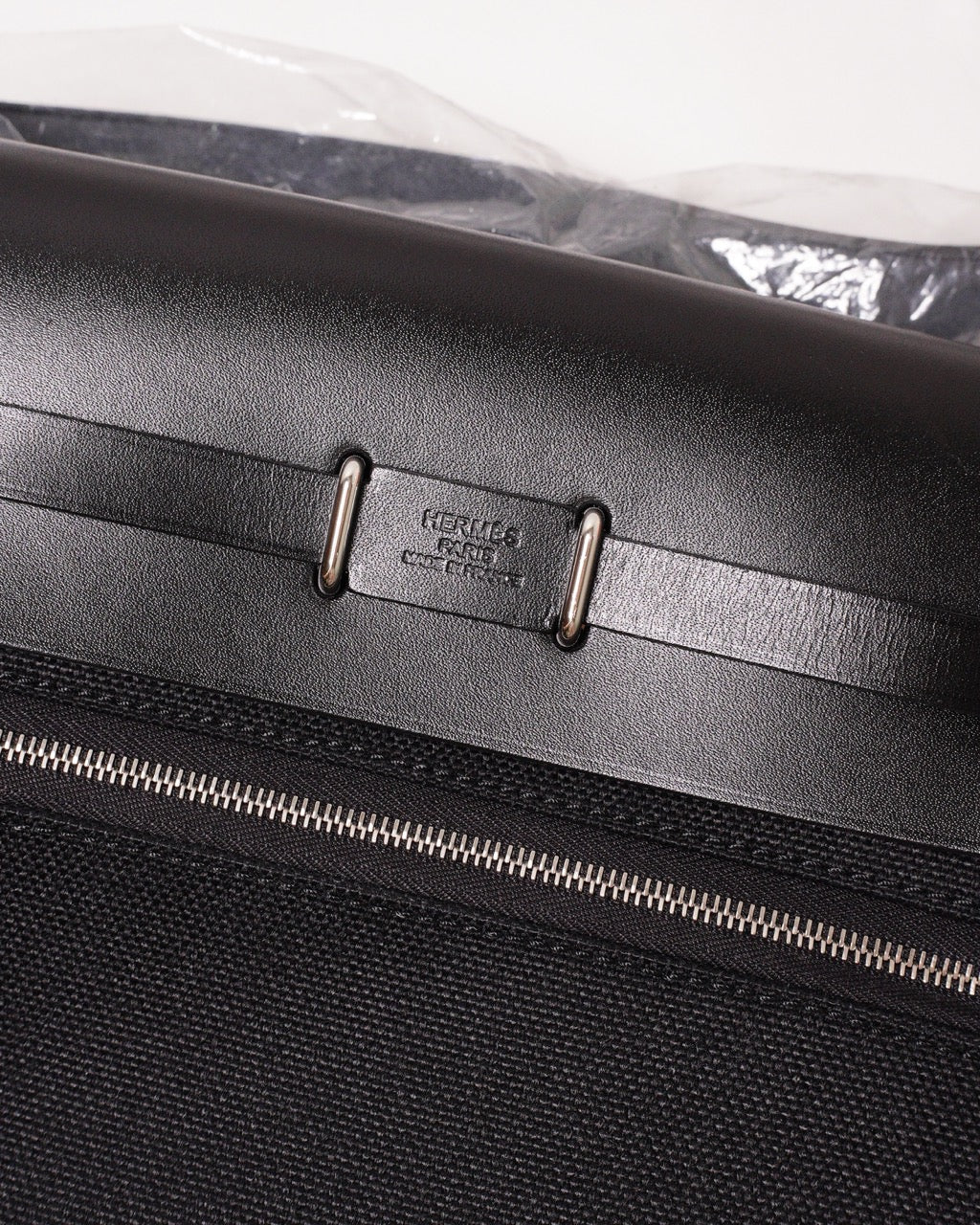 Hermès Mini Herbag Zip 20肩背包 黑色-Y刻