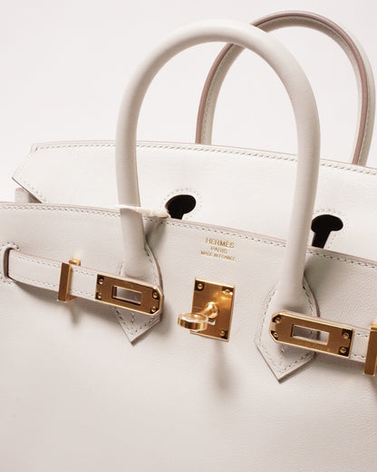 Hermès Birkin 25 Gris Perle 金釦柏金包 珍珠灰-D刻