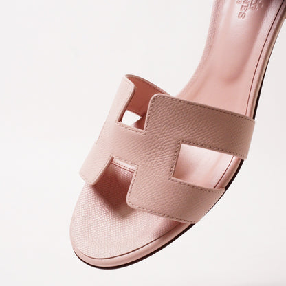 Hermès Oasis 櫻花粉色涼鞋 EUR38.5