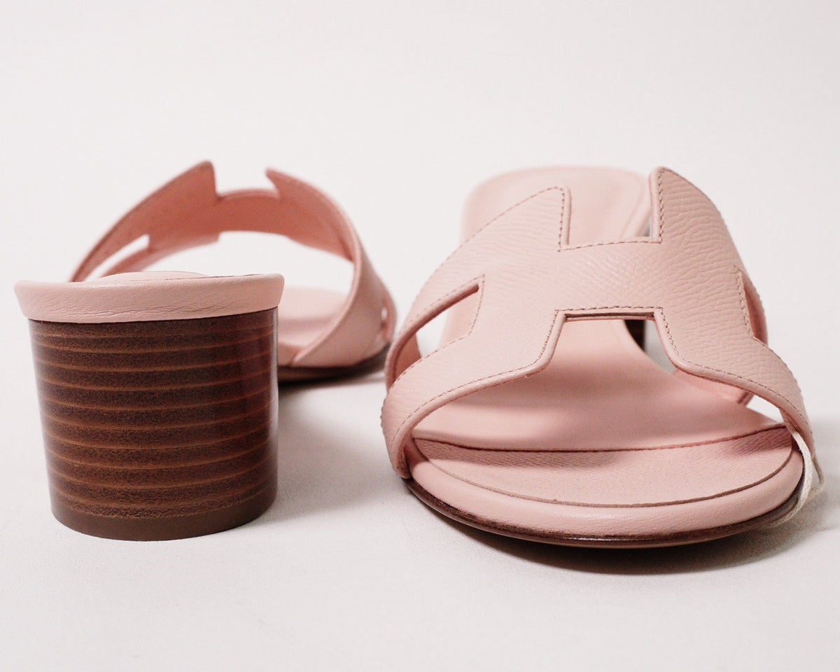 Hermès Oasis 櫻花粉色涼鞋 EUR38.5