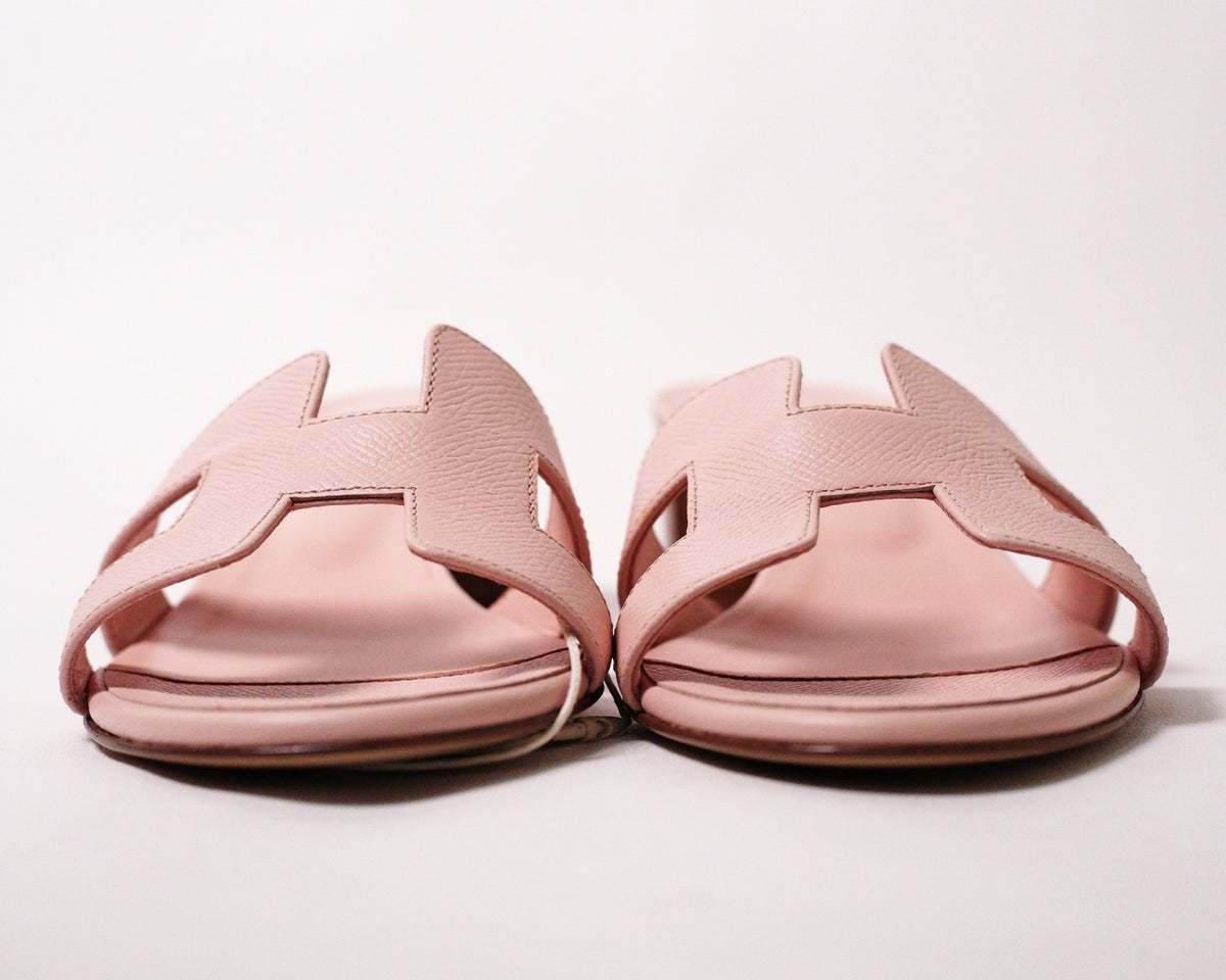 Hermès Oasis 櫻花粉色涼鞋 EUR38.5