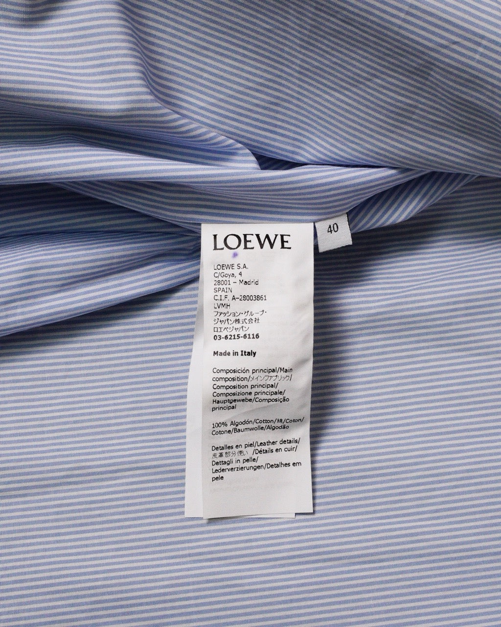 Loewe Hooded Parka 拼貼皮革胸袋軍裝連帽短風衣 焦糖棕色