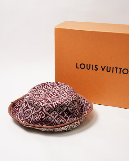 Louis Vuitton Since 1854老花紋漁夫帽 紅色