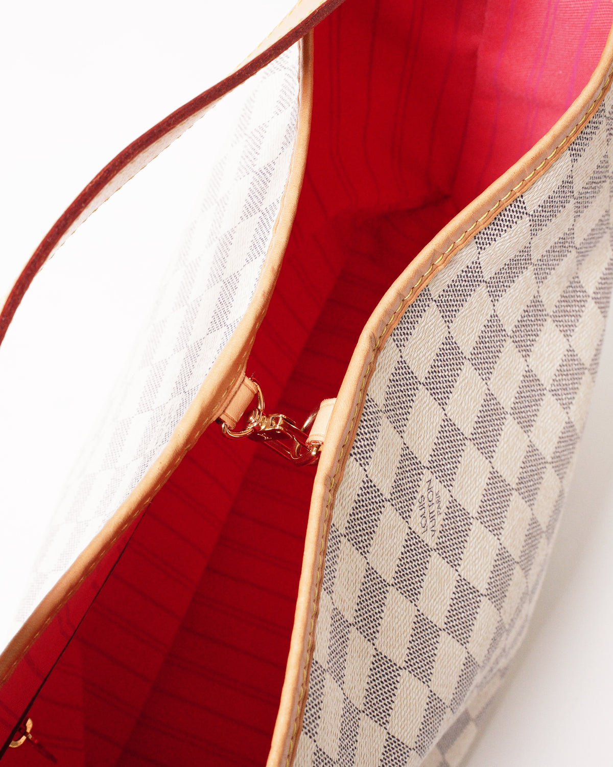 Louis Vuitton 白棋盤Damier Azur Delightful PM 單肩包
