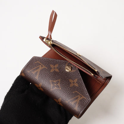 Louis Vuitton Victorine 2017年款三折短夾 棕色
