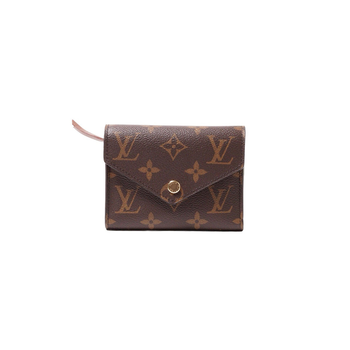 Louis Vuitton Victorine 2017年款三折短夾 棕色