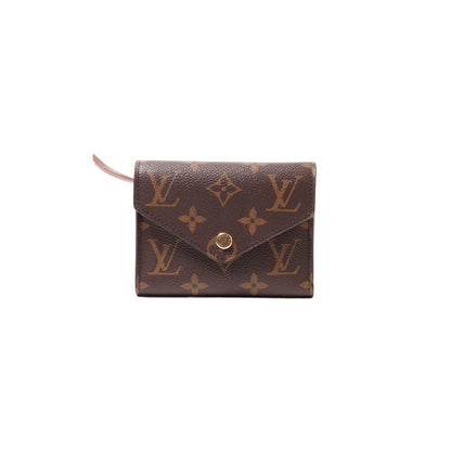 Louis Vuitton Victorine 2017年款三折短夾 棕色