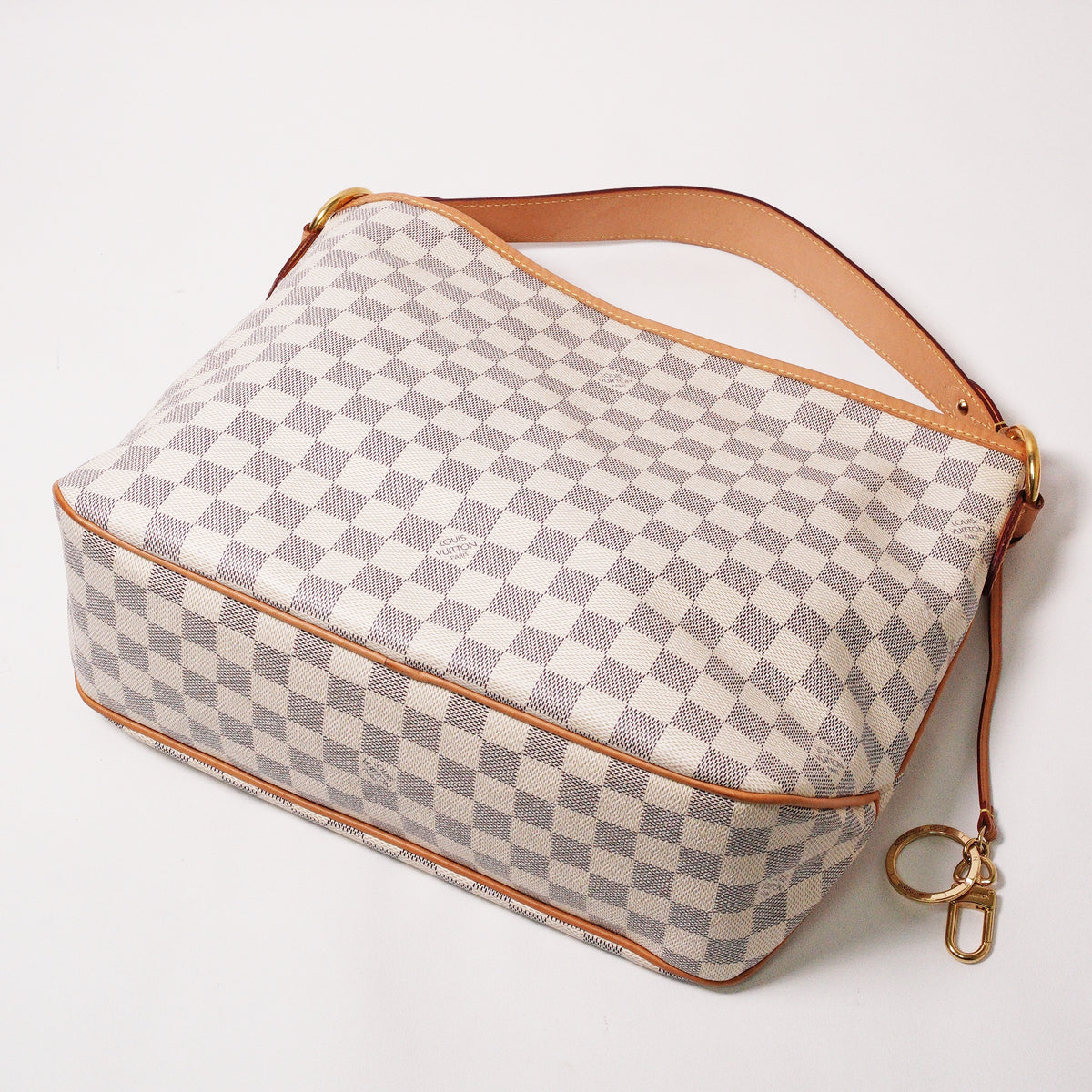 Louis Vuitton 白棋盤Damier Azur Delightful PM 單肩包