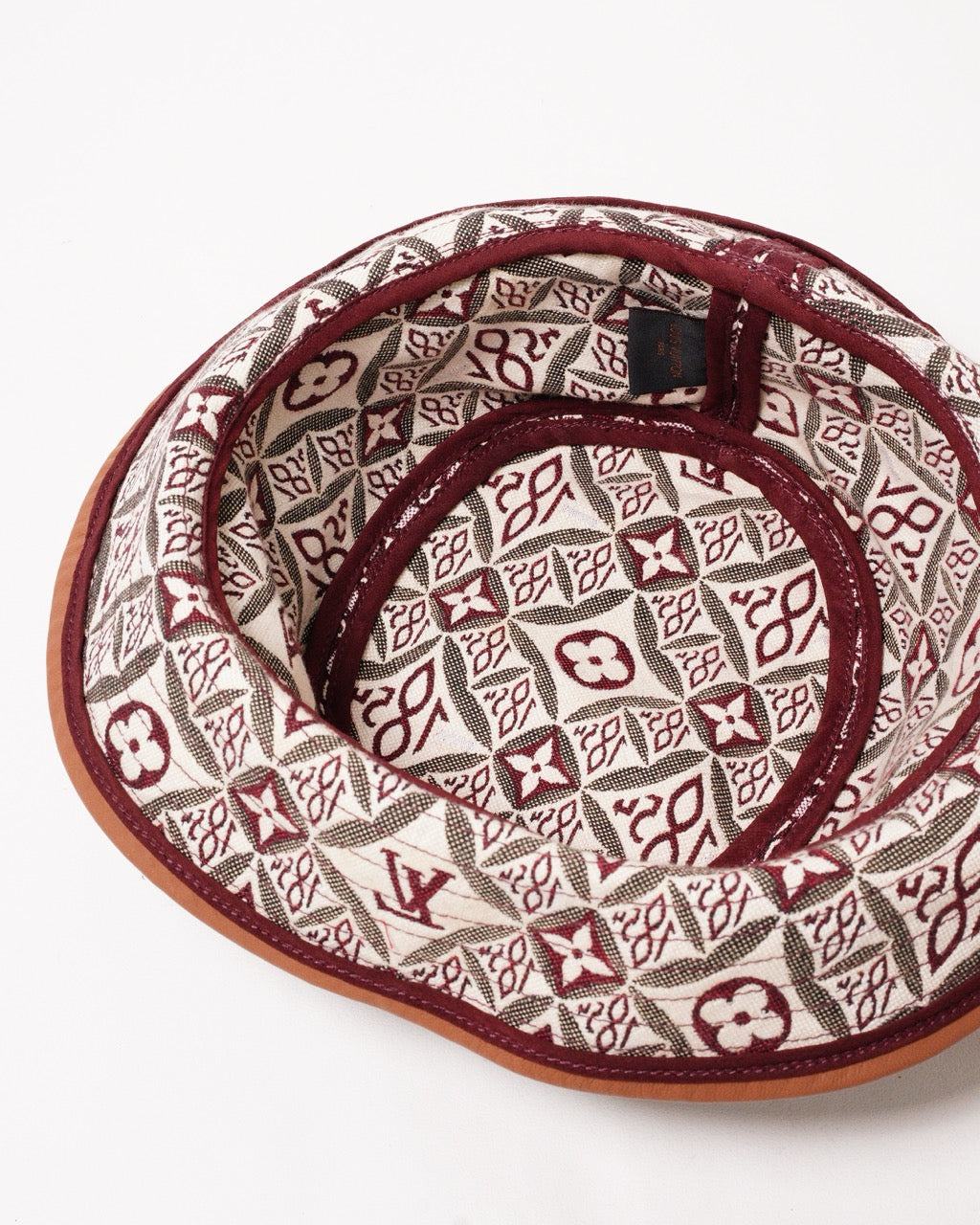 Louis Vuitton Since 1854老花紋漁夫帽 紅色