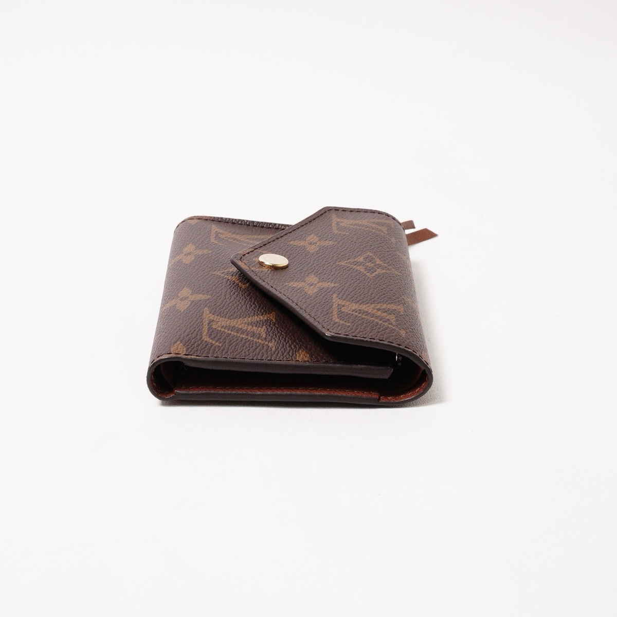 Louis Vuitton Victorine 2017年款三折短夾 棕色
