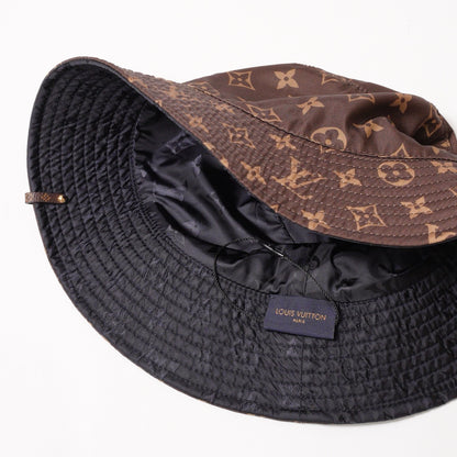 Louis Vuitton Monogram 經典老花雙面漁夫帽 棕色