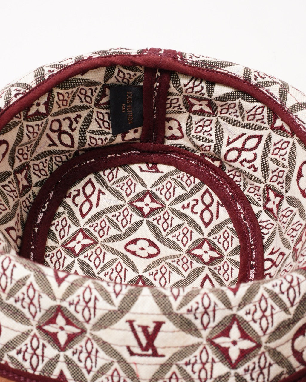 Louis Vuitton Since 1854老花紋漁夫帽 紅色