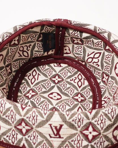 Louis Vuitton Since 1854老花紋漁夫帽 紅色
