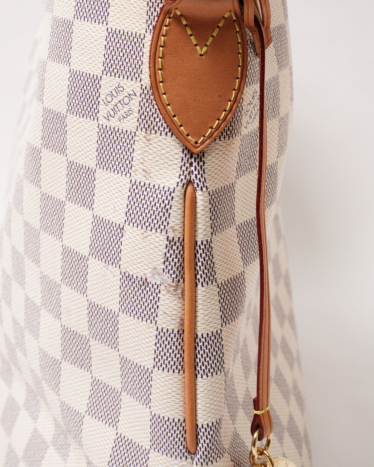 Louis Vuitton 白棋盤Damier Azur Delightful PM 單肩包