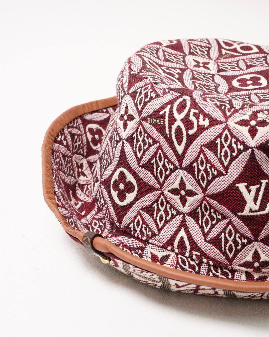 Louis Vuitton Since 1854老花紋漁夫帽 紅色